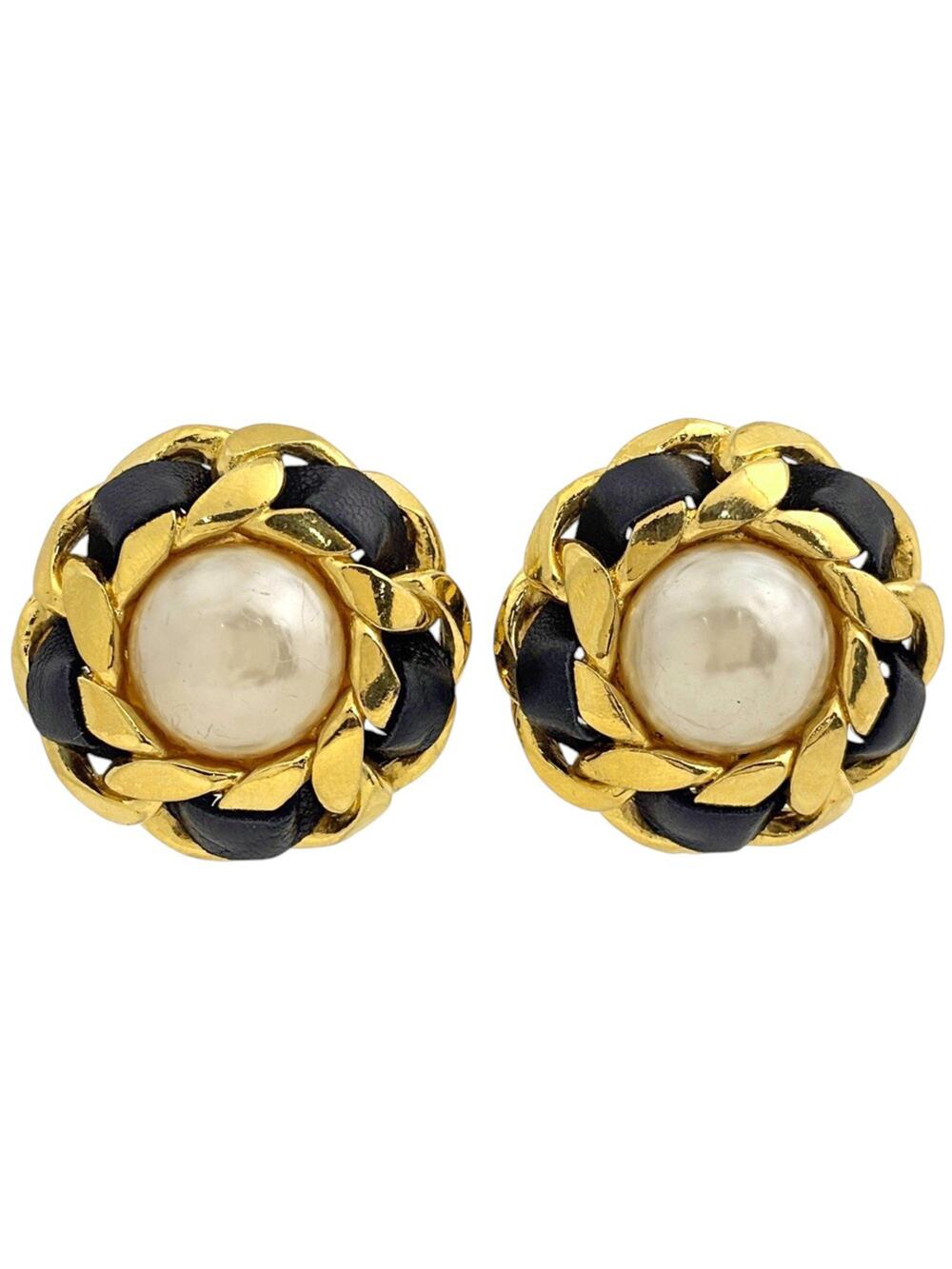 Chanel Cc Logo Clip-On Earrings Metal #346767C91B
